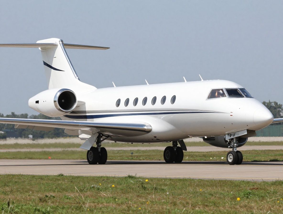 Интерьер роскошного частного самолёта Gulfstream G700 с кожаными креслами цвета слоновой кости и деревянными столиками